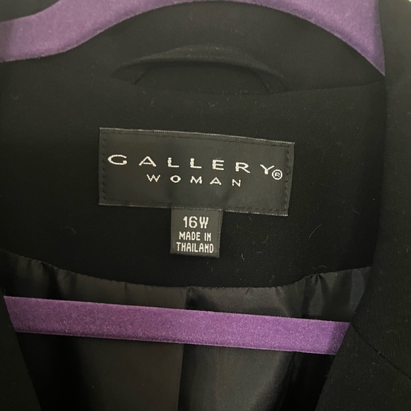 Gallery-Black, Single Breasted Button Down Water Repellent Maxi Trench Coat. - Picture 11 of 14